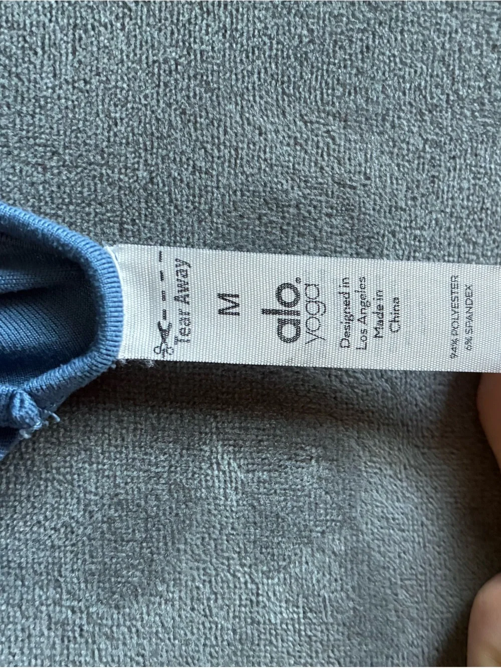 ALO Yoga Slate Blue Racerback Tank